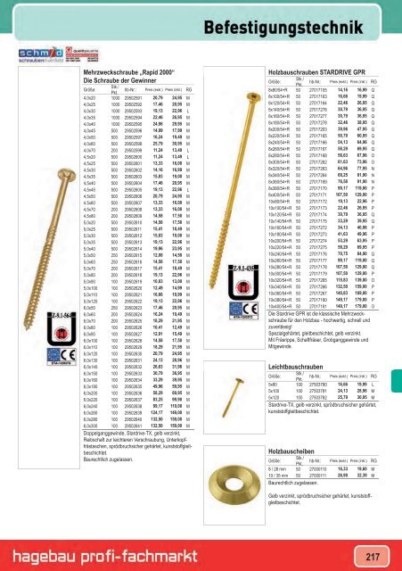 Profi-Fachmaktkatalog 2013 (pdf, ca. 15MB) - Schilowsky