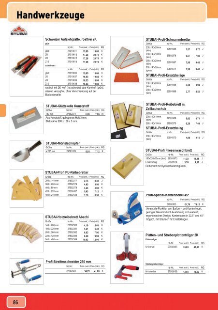 Profi-Fachmaktkatalog 2013 (pdf, ca. 15MB) - Schilowsky