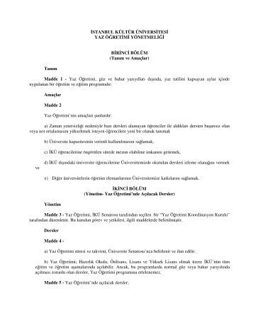 3 Staj Bavuru Formu stanbul K lt r niversitesi