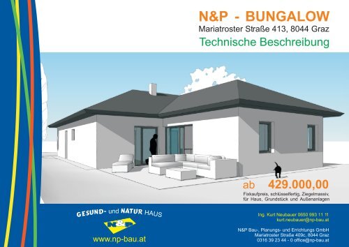 Prospekt - N&P Bau-, Planungs- und Errichtungs GmbH