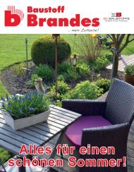 Alles für einen schönen Sommer! - Baustoff Brandes