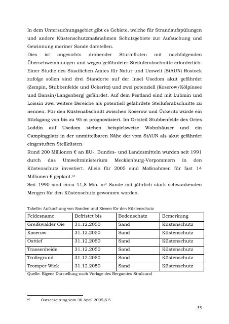 IKZM-Oder Berichte 8 - Hintergrund - Küsten Union Deutschland