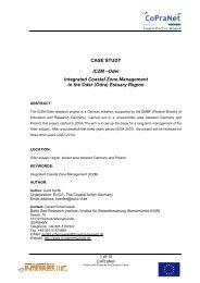 CASE STUDY ICZM –Oder Integrated Coastal Zone Management in ...