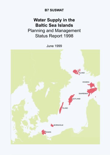 Water Supply in the Baltic Sea Islands Planning ... - IKZM-D Lernen
