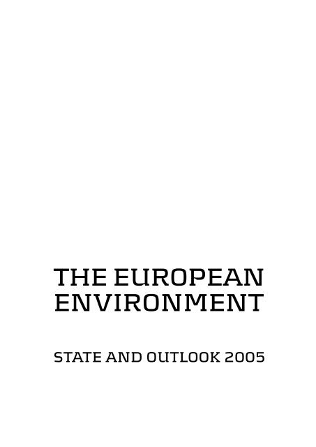 The European environment - State and outlook ... - IKZM-D Lernen
