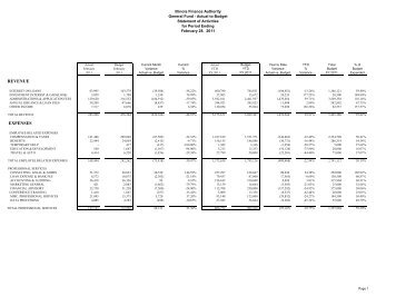 Feb 2011 Financial Statement - Illinois Finance Authority