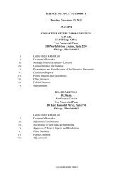Board Meeting Agenda for November 2012-11-2 - Illinois Finance ...