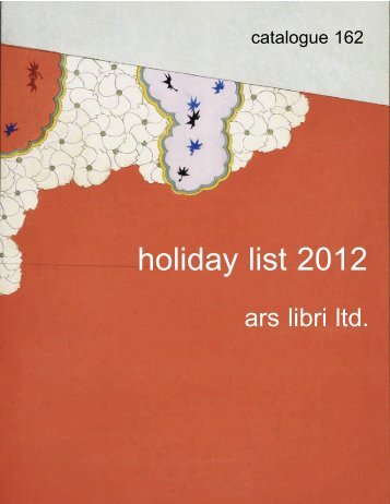 Cat 162: Holiday List 2012 - Ars Libri