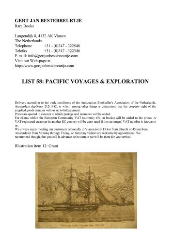 1169_LIST 58 Pacific.pdf - International League of Antiquarian ...