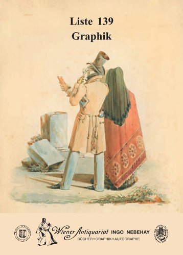 Liste 139 Graphik - International League of Antiquarian Booksellers