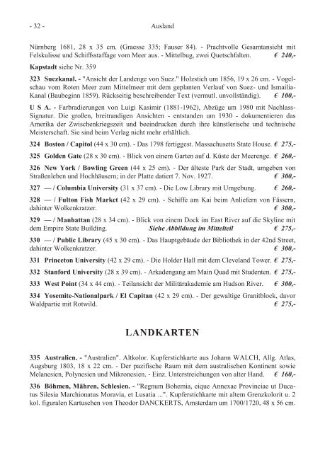Liste 139 Graphik - International League of Antiquarian Booksellers