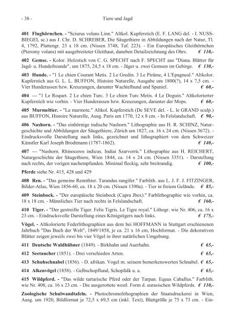 Liste 139 Graphik - International League of Antiquarian Booksellers