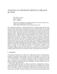 Atomization of a small-diameter liquid jet by a high ... - ILASS-Europe