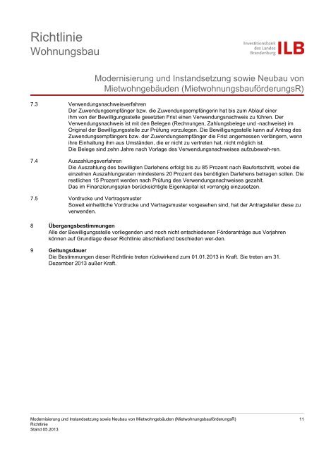 Richtlinie (PDF 65 kB) - ILB