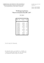 SS 2008 - lehrstuhl und institut für leichtbau