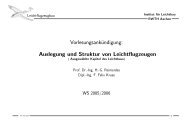 Ankündigung und Voraussetzungen - lehrstuhl und institut für ...