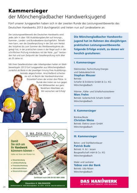 pdf-Datei lesen - Kreishandwerkerschaft Mönchengladbach