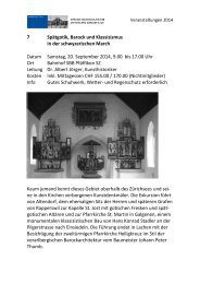 7 Spätgotik, Barock und Klassizismus in der schwyzerischen March ...