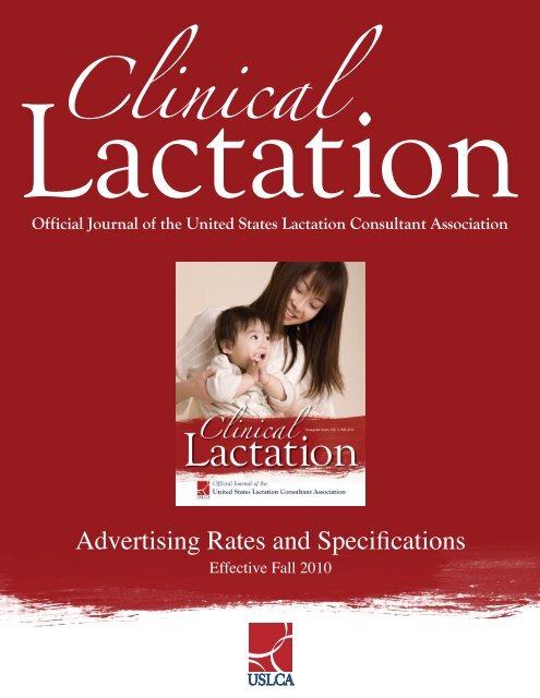 Advertising Rates and Specifications - International Lactation ...