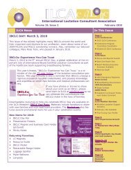 International Lactation Consultant Association