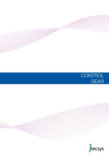 CONTROL GEAR - iLECSYS