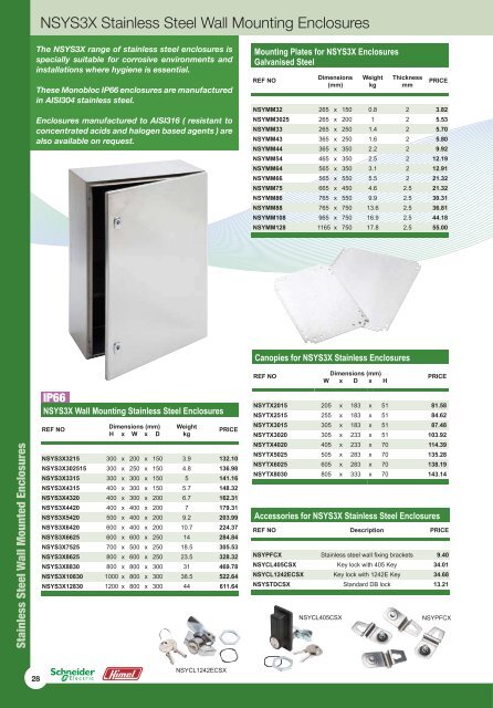 Enclosure Catalogue - iLECSYS