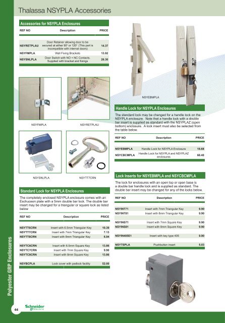 Enclosure Catalogue - iLECSYS