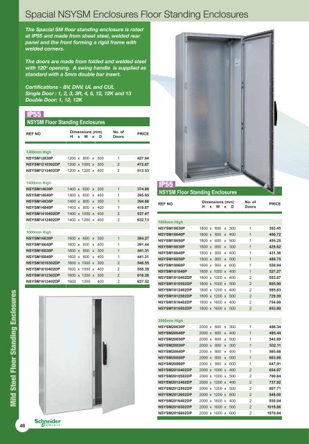 Enclosure Catalogue - iLECSYS