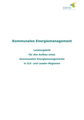 Kommunales Energiemanagement - Ilek-Westlausitz