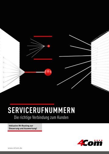 Servicerufnummern - 4Com