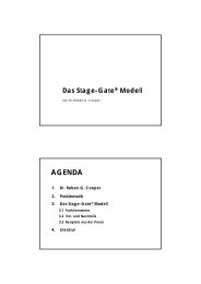 2. Das Stage-Gate® Modell