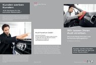 Flyer Fahrzeugpflege - Audi