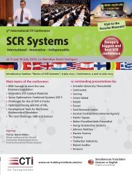 SCR Systems - IIR Deutschland GmbH