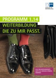 IHK Zentrum für Weiterbildung | Programm 1/2012