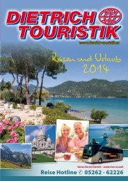 Hauptkatalog Österreich 2014 - Dietrich-Touristik