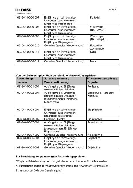 GA Focus Aktiv-Pack - BASF Pflanzenschutz Deutschland