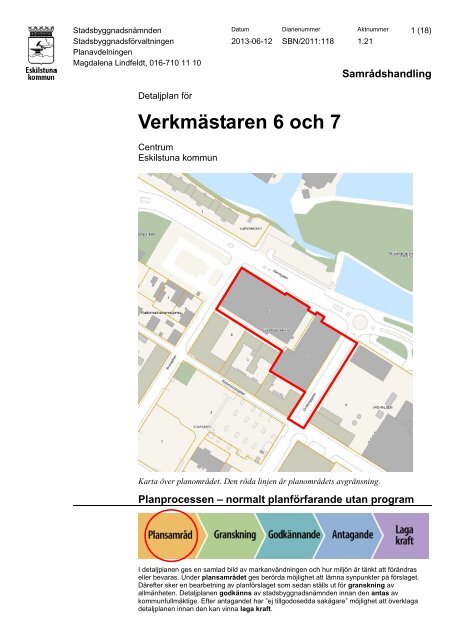 Planbeskrivning - Eskilstuna