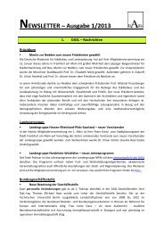 Newsletter 1-2013 - DASL - Deutsche Akademie für Städtebau und ...