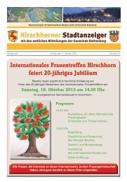 Ausgabe Nr. 41 vom 11. Oktober 2013 - Hirschhorn