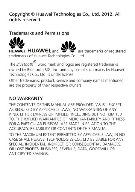 Copyright Â© Huawei Technologies Co., Ltd. 2012. All rights ... - ILEX