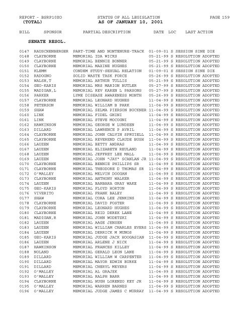 legislative information system total - Illinois General Assembly