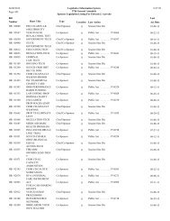 House Sponsor's bills - Illinois General Assembly