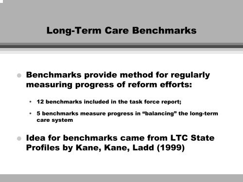 Long-Term Care - Illinois General Assembly