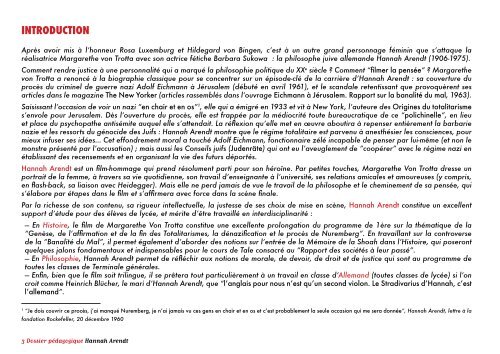 dossier d'accompagnement pédagogique - Sophie Dulac Distribution