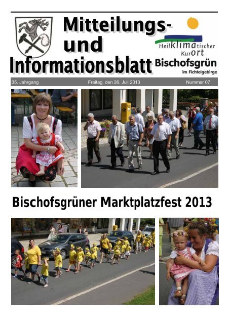 Bischofsgrüner Marktplatzfest 2013