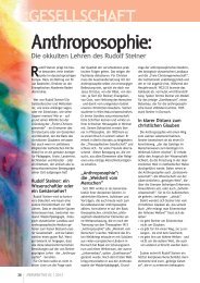 Anthroposophie: - Perspektive