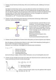 1. Erläutern Sie das Rastertunnelmikroskop. Wie ist eine ...