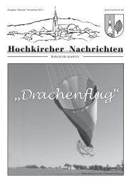Hochkircher Nachrichten - Bukečanske powěsće