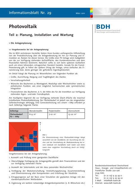 Infoblatt Nr. 29-2 - BDH