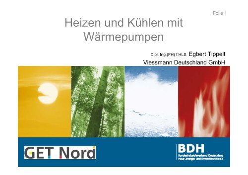 Heizen und KÃ¼hlen mit WÃ¤rmepumpen - BDH